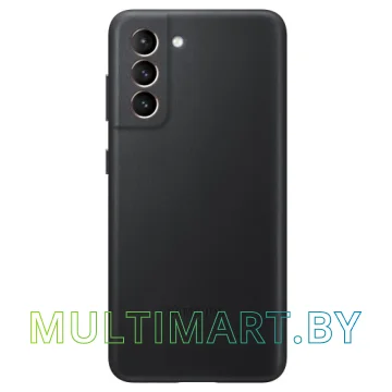 Чехол Samsung Leather Cover для Galaxy S21 (черный)